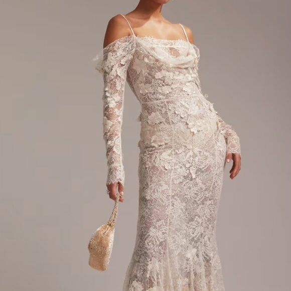 New ASOS wedding dress FREE EARRINGS - Picture 7 of 16